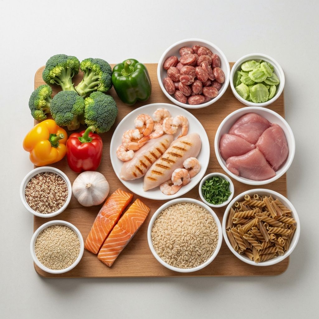 Meal planning with healthy ingredients